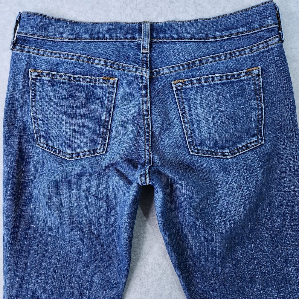 Old Navy Jeans Womens 10 Short Ultra Low Waist Blue Stretch Denim Pants 32x29